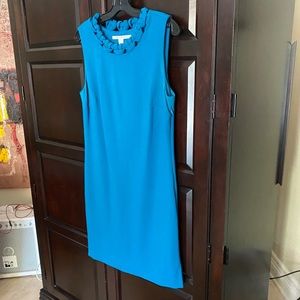 Diane Von Furstenberg teal dress Sz. 12.
